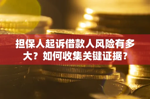 北京担保人起诉借款人风险有多大？如何收集关键证据？