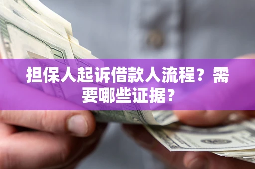 北京担保人起诉借款人流程?需要哪些证据? 北京担保人起诉借款人流程?需要哪些证据?