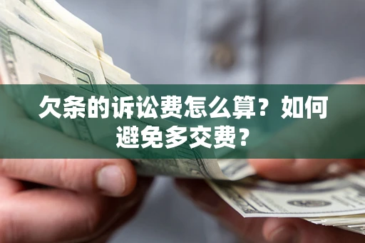 北京欠条的诉讼费怎么算？如何避免多交费？
