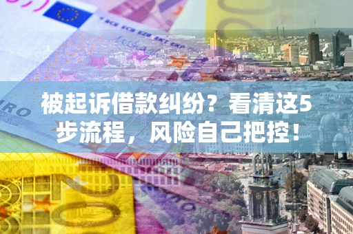 北京被起诉借款纠纷？看清这5步流程，风险自己把控！